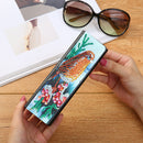 DIY Leather Diamond Painting Glasses Storage Case Mosaic Kit (Q34 Bird) Newly