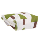 Women Fashion Korean Zipper Portable Key Coin Canvas Purse Wallet(Tree)