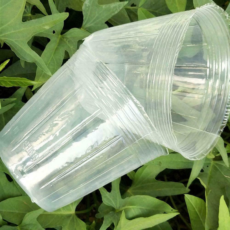 100pcs 5.5cm Nursery Pot/Plastic Nutrition Cup/Plastic Pots Nursery S0T7