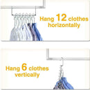 Space Saving Hangers Metal Hanger Cascading Hanger Goo Tool T1H Home M3A7