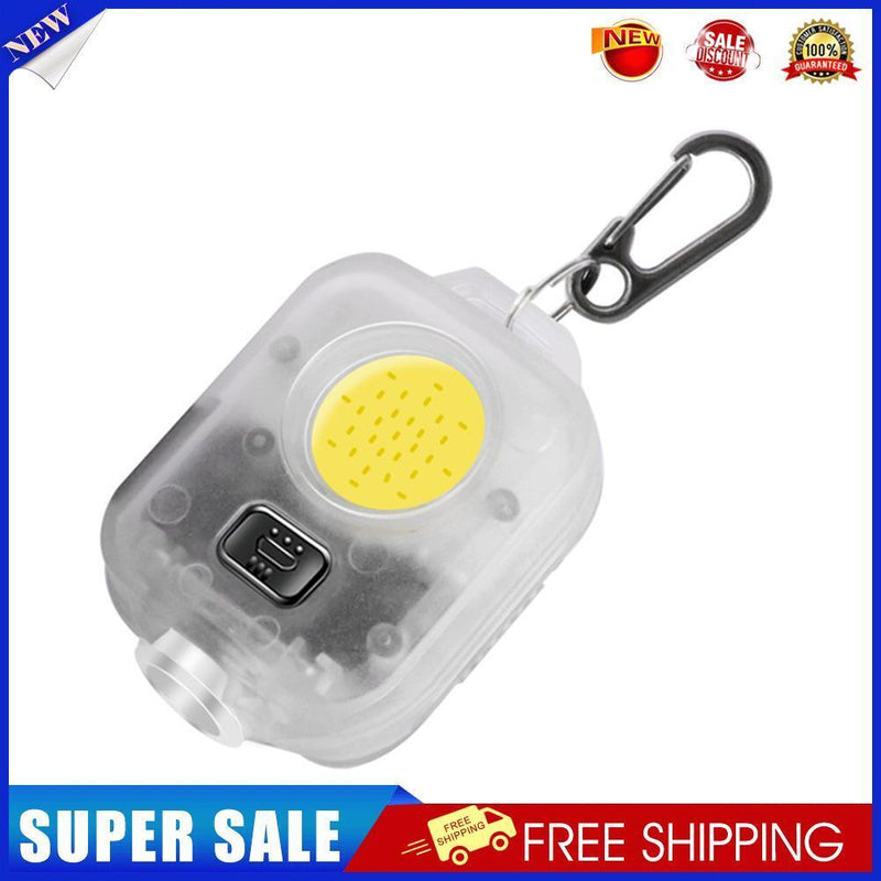 Emergency Work Lights Keychains Waterproof COB LED Flashlight (Fluorescent)