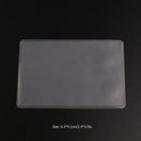 100pcs PVC Card Sleeve ID Badge Case Bank Credit Cards Holder Protector