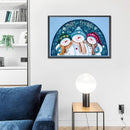 5D DIY Diamond Painting Kits Full Round Drill Snowman Mosaic Wall Picture D