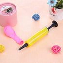 Portable Mini Plastic Manual Ballon Pump Hand Push Air Inflator Party Tools