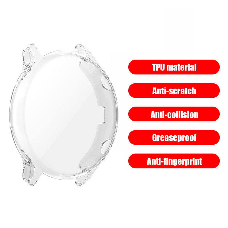 Case for Amazfit GTR 2e/GTR 2 Watch TPU All-Around Screen Cover (White) Newly