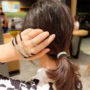 Elastic Rubber Bands Ponytail Hair Rhinestone Hair Ties Hair Accessories