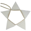1* White Cotton Lace Flag Banner Bunting Pennant For Wedding Deco Birthday C8N3