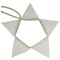 1* White Cotton Lace Flag Banner Bunting Pennant For Wedding Deco Birthday C8N3