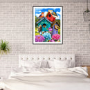 5D Diamond Painting Animal Full Round Drill DIY Wall Art Rhinestone Picture
