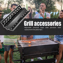 4pcs Adjustable BBQ Grill Heat Plate Shield Tent Kits Camping Equipment