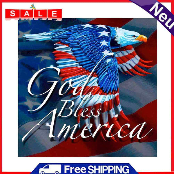 5D Diamond Painting American Eagle Full Round Rhinestone DIY Home Decoration Set