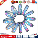 Telephone Wire Elastic Hairbands Women Ponytail Holder Hair Ties (Blue)