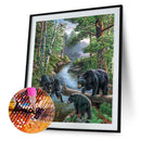Animal 5D DIY Full Round Drill Diamond Painting Home Decor Manual Art Beadwor
