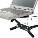 Foldable Gaming Laptop Cooler Notebook Cooling Pad For PC Stand USB Powere R1T0