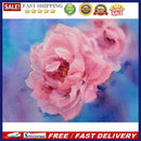 Pink Peony Oil Paint By Numbers DIY Handpainted on Canvas Wall Art Gift Unf