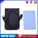 2.5in USB 3.0 SATA Hd Box HDD Hard Drive External Enclosure Case(Blue)