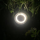 20 LED Solar Buried Lamp Waterproof Outdoor Garden Light (1pc Warm White)