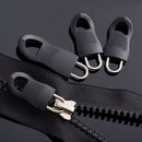 8pcs Replacement Zipper Pull Metal Zipper Slider Clothing Zip Broken Buckle