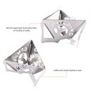 SUNDICK Coffee Drip Holder Coffee Tea Rack Foldable Coffee Filter Rack Newly