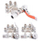 1 Pair Automotive Battery Wire Cable Clamp Terminal Connectors for Car Truck