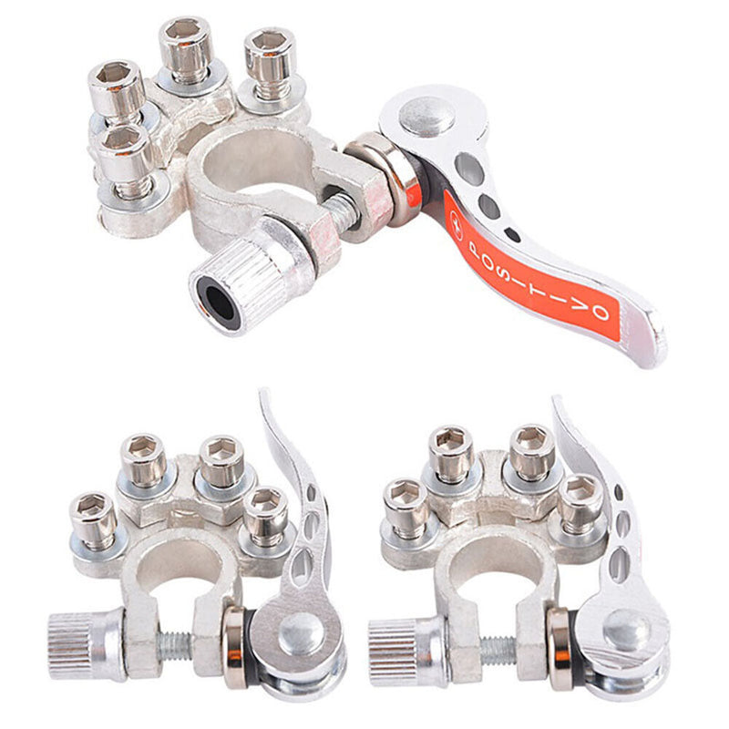 1 Pair Automotive Battery Wire Cable Clamp Terminal Connectors for Car Truck