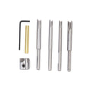 7x Barrel Trimmer Kit Pen Wood Mill Trimming System Cutting Head Sleeve Adapter
