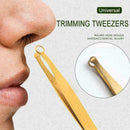 Universal Nose Hair Trimming Tweezers Eyebrow Nose Hair Steel 7Y9I V4S5 O Z9K2