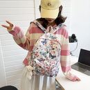 Fashion Backpack with Pendant Laptop Rucksack Large Capacity for Outdoor Camping