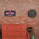 Tin Plates Wall Signs Retro Painting Austria License Metal Plate Poster for Bar