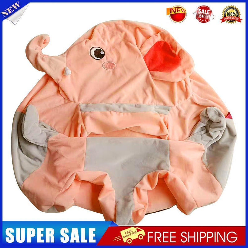 Baby Sofa Support Seat Cover Plush Learning To Sit Feeding Chair (Elephant)