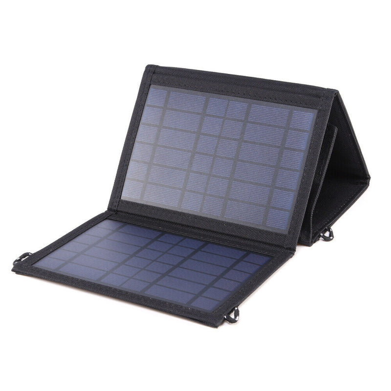 Dual USB Portable Solar Folding Camping Accessories Emergency Charging Pane