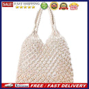 Womens Straw Hollow Beach Shoulder Bags Female Summer Vacation Shopper Handbags