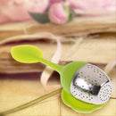 Home Filter Herbal Infuser Silicone Tea Leaf Strainer Stainless Steel Diffuser