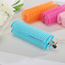 Air Bangs Curls Clip Twist Rollers Curling Device Salon Tool (Light Blue) Newly