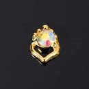 10pcs Clear Nail Art Rhinestone DIY Adorable Nail Decor Accessories (8mm)