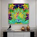 Part Drill Special Shaped DIY Colorful Peafowl Picture 5D Diamond Painting