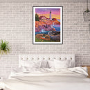 5D DIY Diamond Painting Seaside Lighthouse Full Round Drill Art Crafts Mosaic