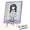 girl 40x50cm Oil Paint By Numbers Picture DIY Painting