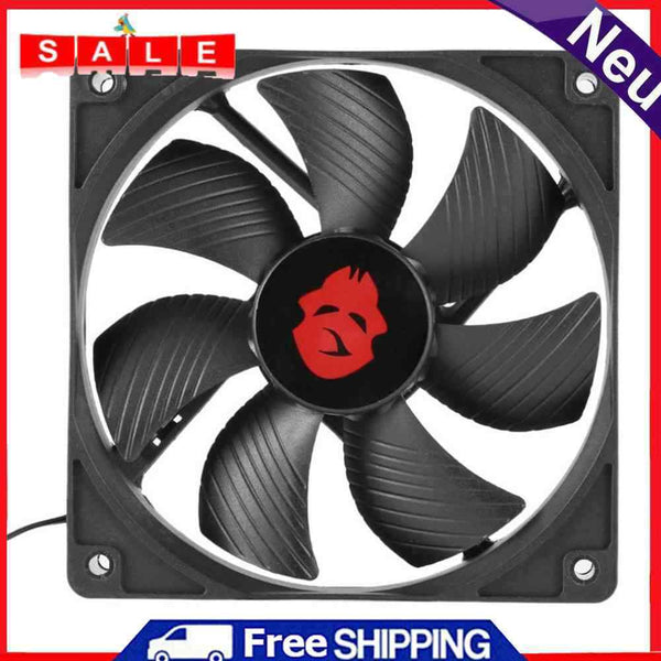 12cm Big 4 Pin High Speed Desktop Chassis Fan 12V Computer Case Radiator Cooler
