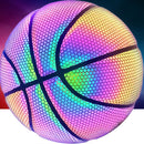 Holographic Reflective Basketball PU Wear-Resistant Ball (Neon Lattice) Newly
