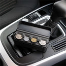 Interior Accessories Car Coins Storage Box Holder Container Coins Case