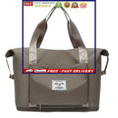 Travel Bag Folding Sports Bag Extra Expansion Women Storage Bag Luggage Strap