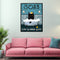 Hand Painted on Canvas DIY Cat in Bathtub Oil Paint By Numbers Drawing Kit Craft
