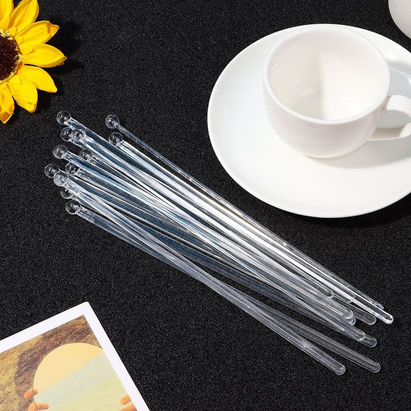 Disposible Drink Stirrers Plastic Swizzle Sticks Crystal Mixing Sticks