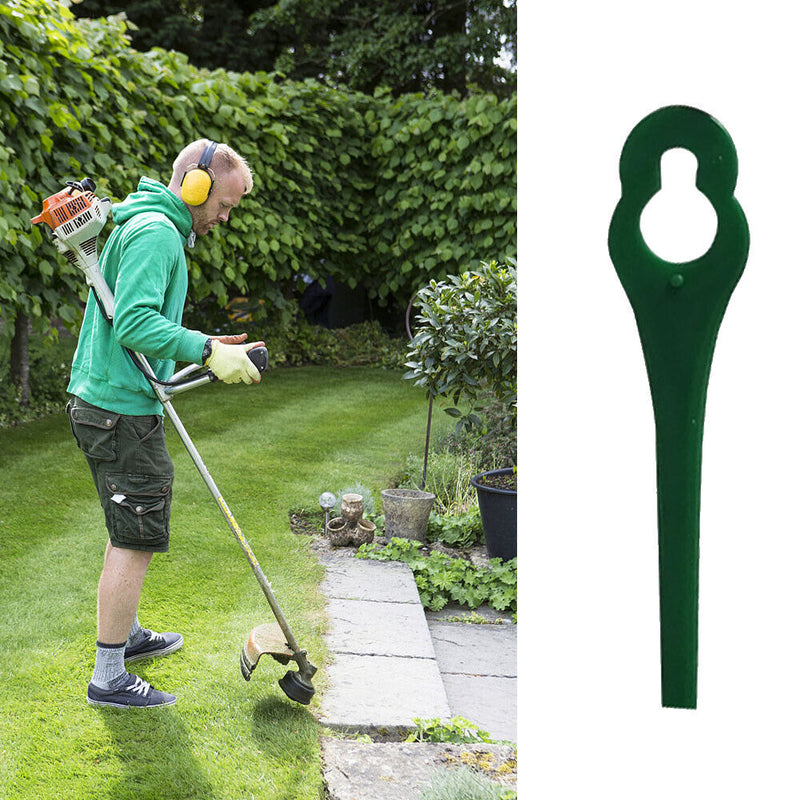 #A 40pcs Cordless Grass Trimmer Strimmer Plastic Blade Cutter Tool for Terratek
