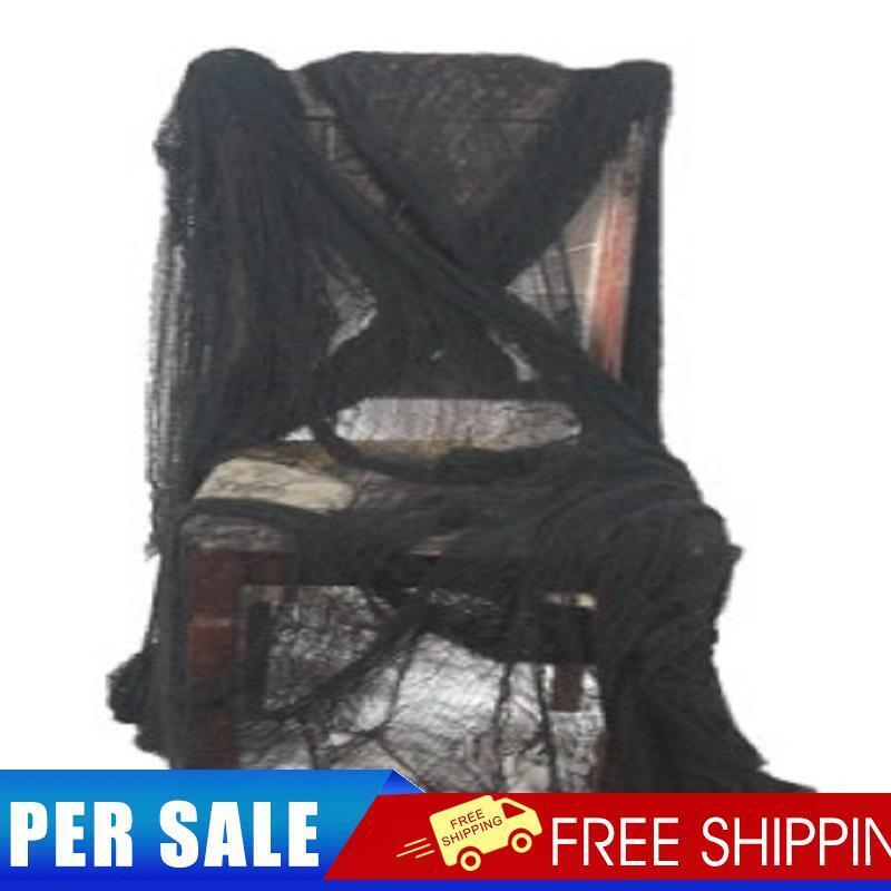 Fine shop 1 Halloween black gauze size 30-40cm wide 1 m long polyester co