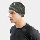 Cycling Helmet Lining Beanie Ice Silk Quick Drying Running Cap (Green Camo)