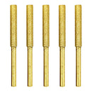 8pcs 4/4.8/5.5mm Diamond Coated Cylindrical Burr Stone File Chainsaw Sharpene