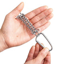 Aluminum Wind Rope Buckle High Strength Spring Hook Buckle for Camping Hiking