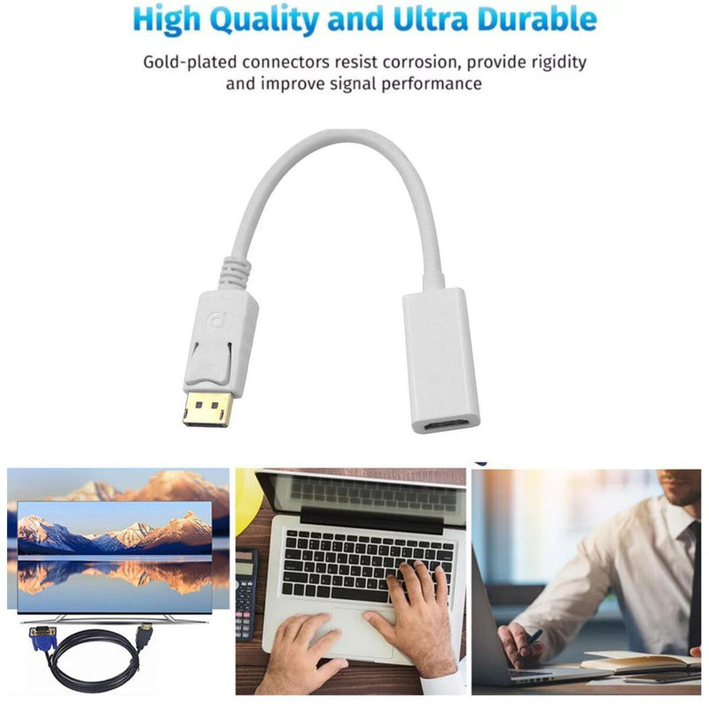 Display Port DP Male To HDMI Female Adapter Converter For 4K HD 1080P HDTV PC: